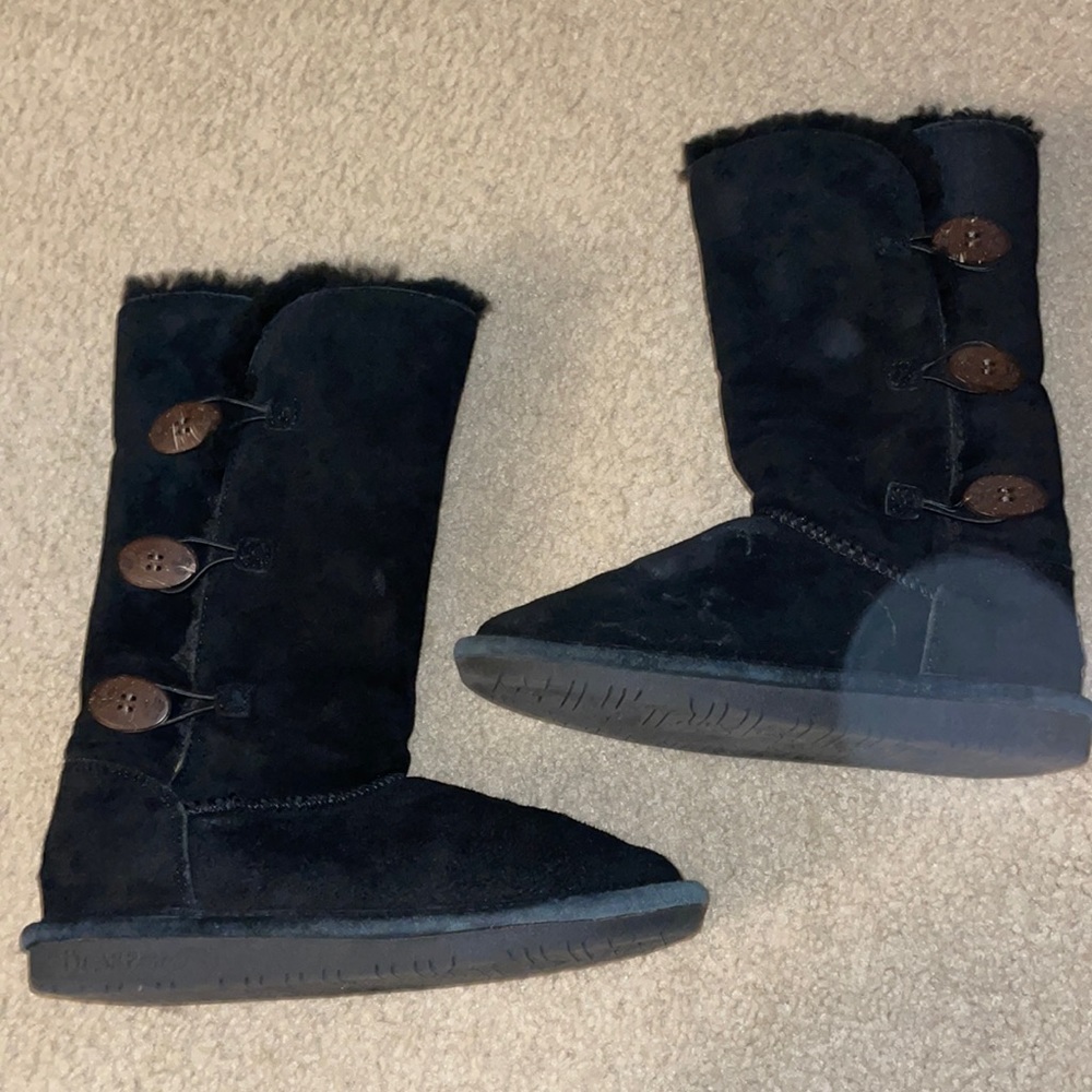 Black bear paw boots womens